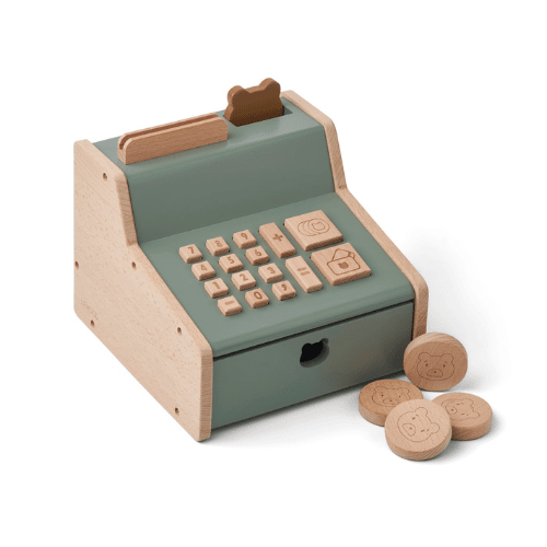 Kit de jeu de caisse enregistreuse SES CREATIVE - Matière : bois